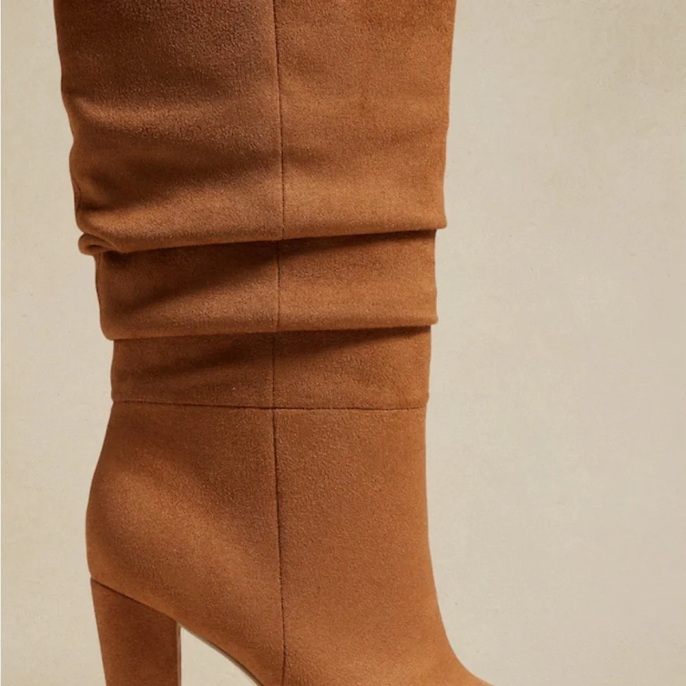 Banana Republic Suede Slouchy Boot, 7.5 - Picture 3 of 13